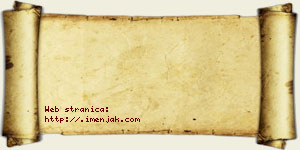 Jovanka Žerić vizit kartica